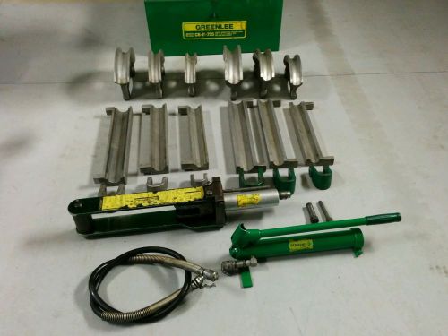 Greenlee 882 conduit bender 1-1/4 to 2&#034; with 775 pump