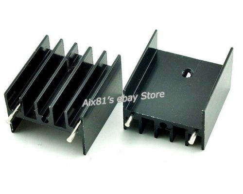 10pcs 25x23x16mm ic electronic aluminum heat sink transistors for tda7294/l298 for sale