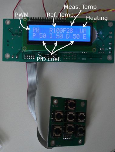 Atmel, Atmega, AVR KIT temperature PID cotroller, arduino, FlowCode, IAR,+ touch
