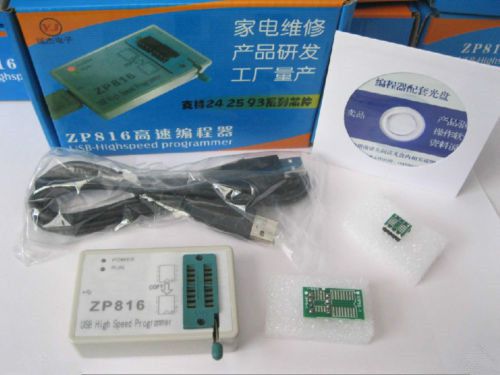 Zp816 high-speed usb universal programmer spi support 24 25 93 eeprom bios chips for sale
