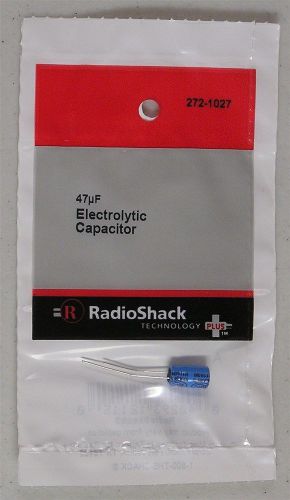 RadioShack 47µF 35V 20% Radial-lead Electrolytic Capacitor 272-1027