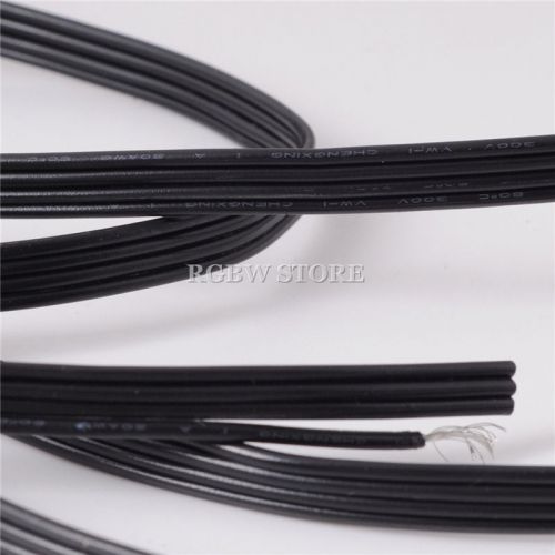 100m 0.5mm? 20awg 4pin extension black wire cable for 2801 8806 led strip module for sale
