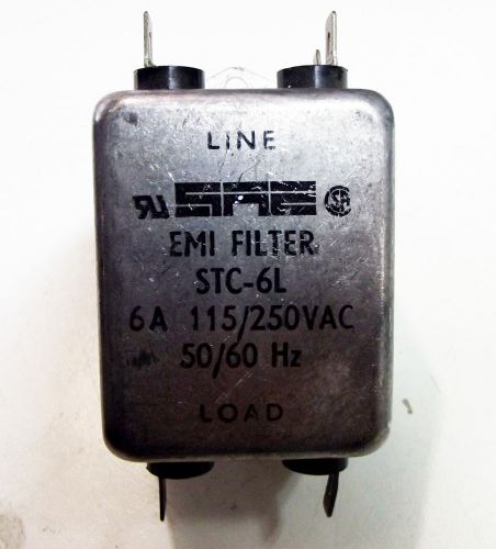 (CS-317)  EMI FILTER STC-6L 115/250V 50/60Hz 6A