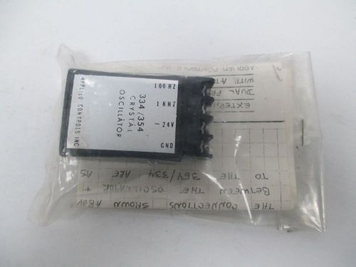 New applied controls 334/354 crystal oscillator -24v-dc d291847 for sale