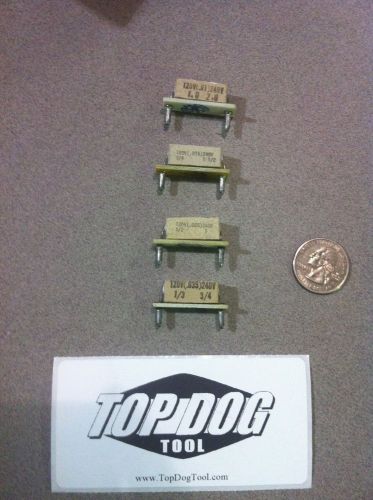 New horsepower resistors lot of four .01 .015 .025 .035 1/3-3/4 1/2-1 3/4-1 1/2 for sale