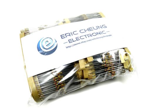 100value 1/4w carbon film resistor assortment kit 5% 2000pcs 1 ohm - 10m ohm 10 for sale