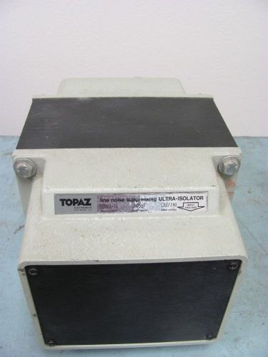 Topaz 91002-11 line noise suppressing ultra isolator 120/240vac 2.5kva 50/60hz for sale