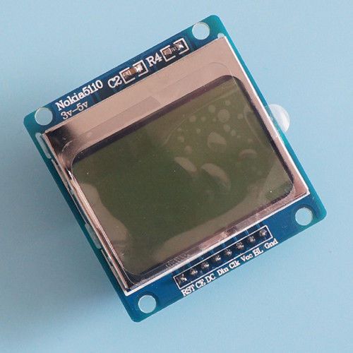 5pcs Blue Backlight Nokia 5110 LCD Module with Adapter PCB for Arduino