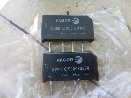 Fagor b 250 c 5000 / 3300 v2. or sh c14 06 rectifier diode 2 pc. from ac to dc for sale