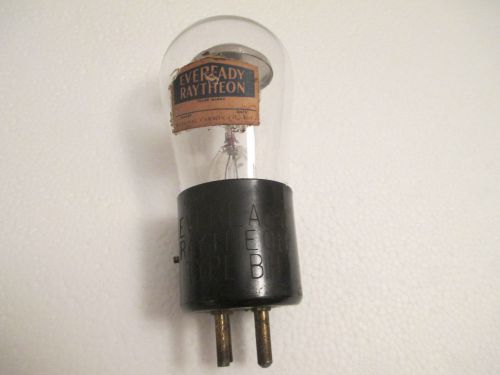 Vintage eveready raytheon type bh bulb radio tube for sale