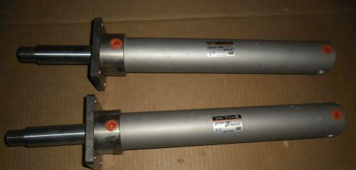 Lot of 2 SMC NCGFN40-0900-98235CDN Pneumatic Cylinder