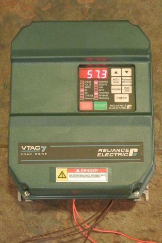 RELIANCE ~ VTAC7 ~ GV3000 ~ SE 7.5 HP ~ 7V4160 ~ AC DRIVE TESTED ~ VERY CLEAN! ~