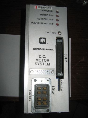 Ingersoll-rand d.c. motor system, 93969939, used for sale
