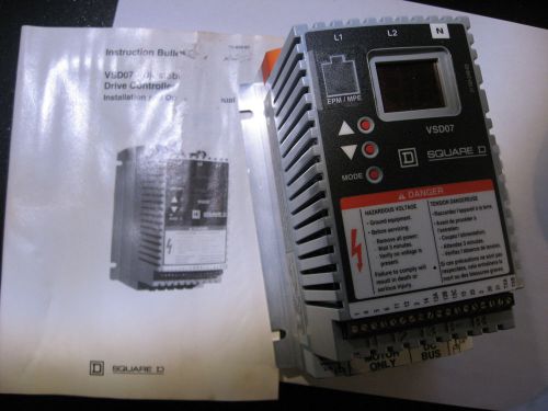 Square D VSD07 U09 P10 Speed Drive Controller Motor VFD Inverter USED