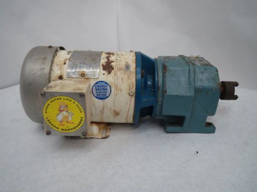 David brown m0320 gear reducer 4.5:1 1/2hp 460v 1725rpm c65c 3p motor b204286 for sale