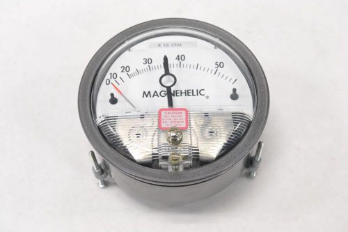 Dwyer w18i ww magnehelic 0-550cfm pressure 4 in dial 1/8 in npt gauge b288031 for sale