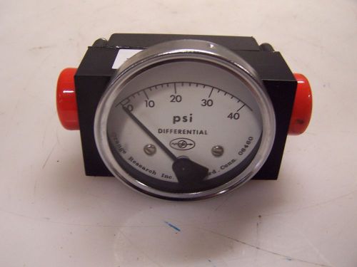 New orange research 0-40 psid pressure gauge 1203pgs-1a-2.5l-a   1/4&#034; npt port for sale