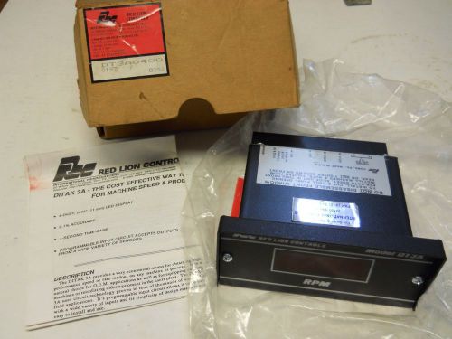 RED LION DT3A0400 DIGITAL RATE INDICATION METER 115V NOS CONDITION IN BOX