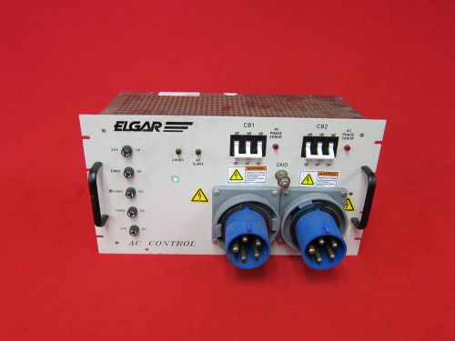 Elgar Part No: 5606322 02 AC Control / Controller Panel