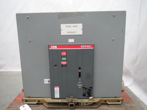Abb aa263777xx0000p advac vacuum medium volt 3000a 15kv circuit breaker b204176 for sale