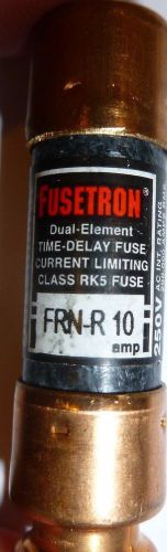 FRN-R-10 U05 Bussman Fusetron Time Delay Fuse Dual Element 10A 250V RK5