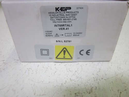 KEP/ KESSLER ELLIS INT69RTAL1 REV.41 COUNTER 110VAC *NEW IN A BOX*