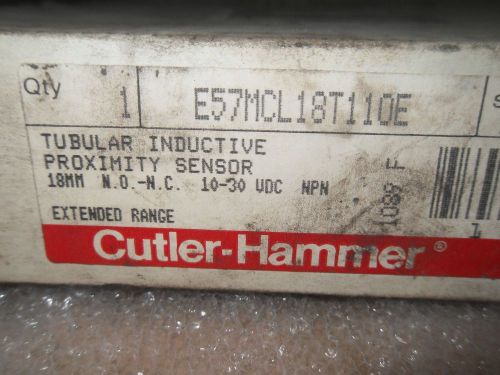 (i2) 1 nib cutler-hammer e57mcl18t110e inductive proximity switch for sale