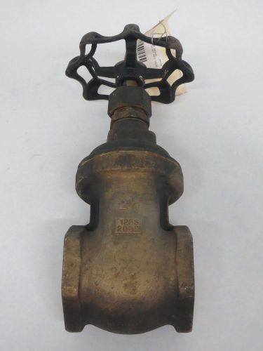Hammond 1b645 125 bronze threaded 2-1/2 in npt gate valve b304254 for sale
