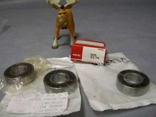 Nice 1630 DCTN 3/4&#034; ID Deep Groove Ball Bearing Lot of 3