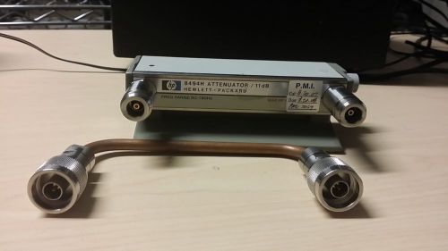 HP 8494H ATTENUATOR 11dB DC-18GHz  + HP 11716 Connector