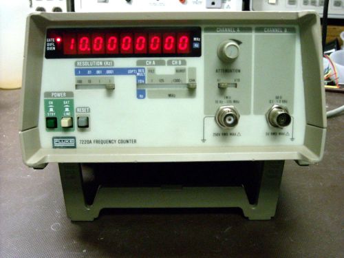 Fluke 7220a frequency counter 10 hz - 1,300 mhz working for sale