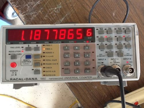 Racal-Dana Model 1992 Nanosecond Universal Counter Timer 1.3 GHz Cal Available