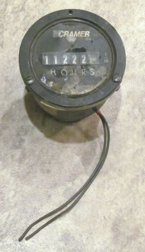 Cramer type 635g h&amp;t 115 volts hour meter elapsed time indicator 6 digit 2.7 wat for sale