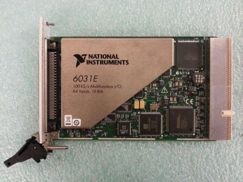 National instruments PXI Card 6031E 100 kS/s Mutilfunction I/O, 64 Input, 16 Bit