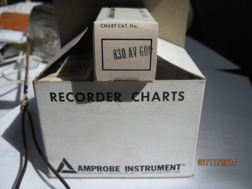 box of 6 Amprobe 830AV600 Strip Recorder Chart Roll Paper