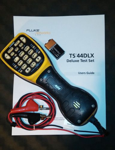 Fluke networks ts44 deluxe telephone test - 100% fully functional=&gt;free shipping for sale