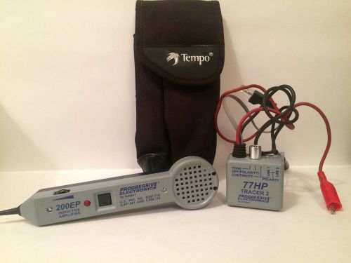 Tempo 200ep inductive amplifier &amp; 77hp tracer 2 tone probe with black tempo case for sale