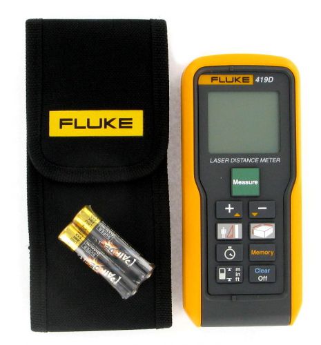 Fluke 419D Laser Distance Meters 80M/260Ft US Authorized Distributor/ NEW