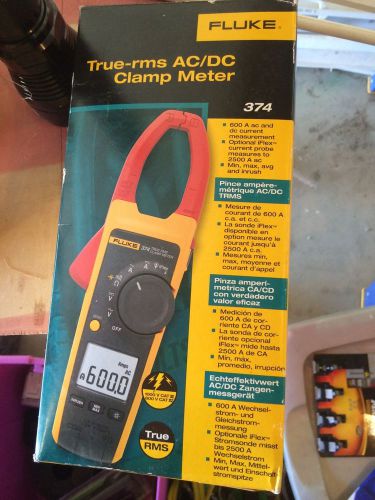 NEW Fluke 374 True RMS AC / DC Clamp Meter Naver Open Payed Over $300 For It