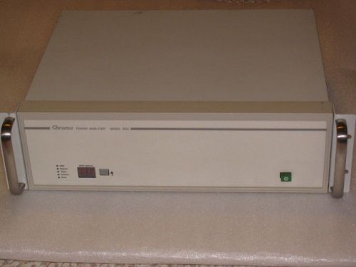 Chroma power analyzer model 6632 with two modules (channels). rack mount, gpib for sale