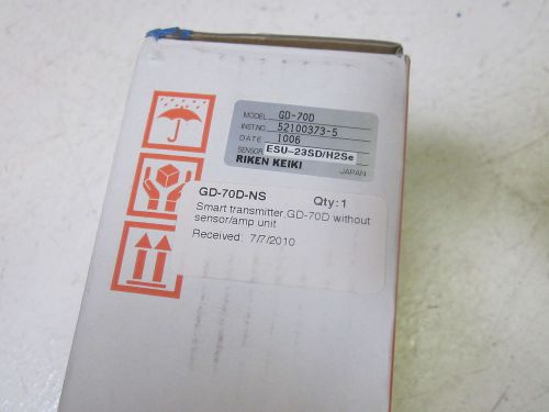 RIKEN KEIKI GD-70D SMART GAS DETECTOR *NEW IN A BOX*