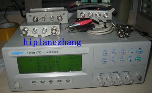 High-accuracy 0.1% bench top lcr meter dqz? &amp; transformer tester 100khz th2817c for sale