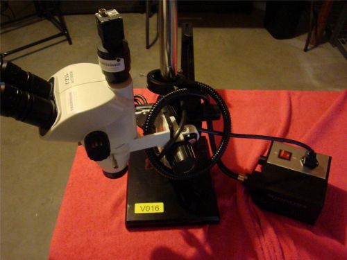 USED SCIENCESCOPE SSZ-2 96-265VAC MICROSCOPE WITH PARTS