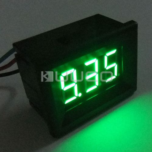 Dc0-10v green digital voltmeter panel meter li-ion cell battery voltage monitor for sale