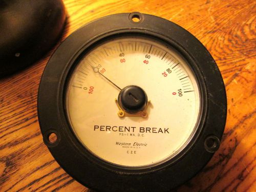 WESTERN ELECTRIC   PERCENT BREAL  GUAGE