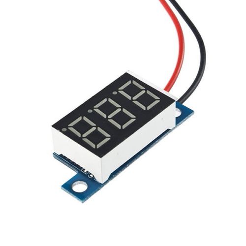 Dc 3.0v-17v led panel meter mini lithium battery accuracy digital voltmeter ec for sale