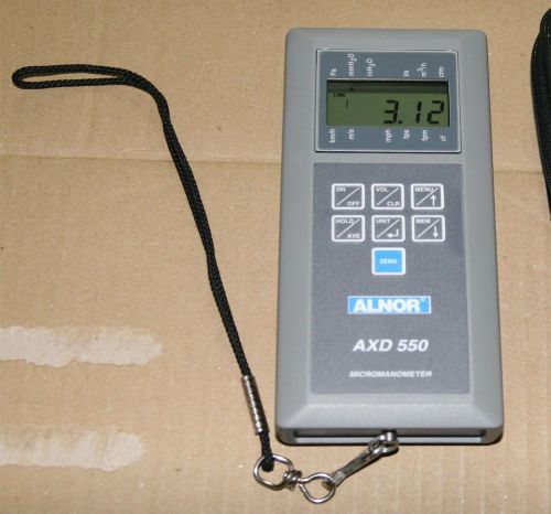 ALNOR AXD 550 Micromanometer