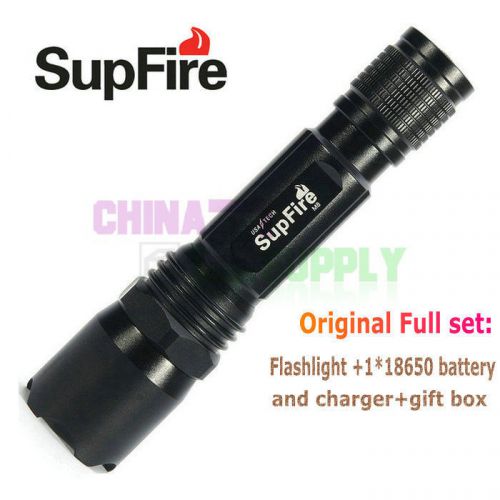 Supfire M8 have 3-speed dimming with CREE Q5 light led flashlight 260Lumens