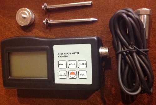 New digital handheld vibration meter tester gauge velocity acce displ rpm freq for sale