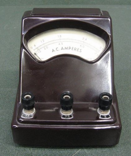 Sargent-Welch Scientific Company A.C. AMPERES 3081T Ammeter